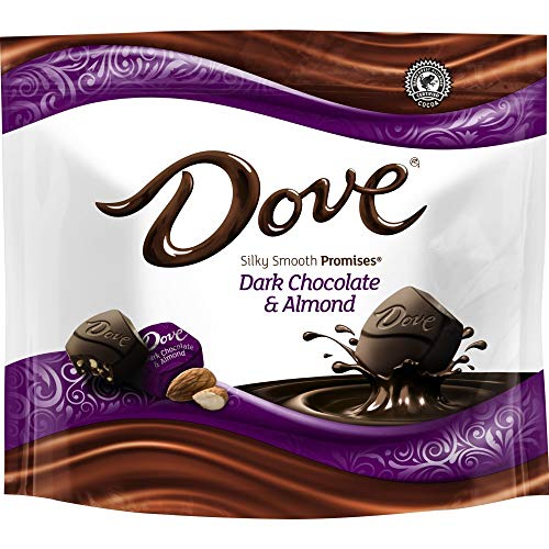 DOVE PROMISES Dark Chocolate Almond Candy Bag, 7.61 oz