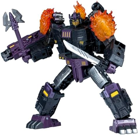 Transformers Age of The Primes Leader Class The Thirteen Megatronus The Fallen, 7.5-inch Converting Action Figure, Boys and Girls Ages 8+