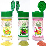 Easy Peasie Vegetable Powder Blends for Picky Eaters | Hidden Veggies for Meals and Smoothies (3-Pack: Green, Red, and Natural - each 2 oz)