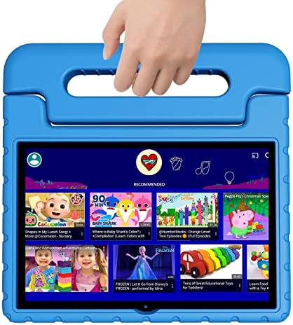 Tablet for Kids, 10 Inch Kids Tablet Android 13, 4GB+64GB, Octa-Core, WiFi 6, Big Battery, Google Kids Space, Parental Control 1280 * 800 HD Display Blue