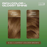 Clairol Natural Instincts Demi-Permanent Hair Dye, 6.5G Lightest Golden Brown Hair Color, Pack of 3