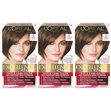 L'Oreal Paris Excellence Creme Permanent Hair Color, 5 Medium Brown, 100 percent Gray Coverage Hair Dye, Pack of 3