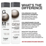 Celeb Luxury Gem Lites Colorwash, Professional Semi-Permanent Hair Color Depositing Shampoo, Brown Tahitian Pearl