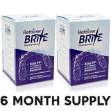 Retainer Brite Retainer brite -6 months supply- 2 boxes pack -192 tablets, 192 Count