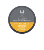 MITCH by Paul Mitchell Clean Cut Styling Cream for Men, Medium Hold, Semi-Matte Finish, For All Hair Types + Short to Medium Hair, 3 oz.