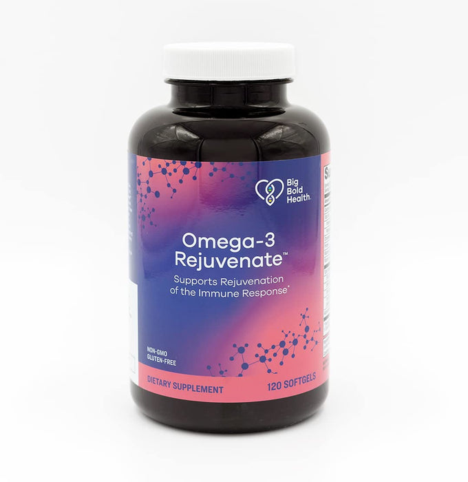 2 Month Supply - Omega-3 Rejuvenate Fish Oil Supplement, Wild Alaskan Cod and Sockeye Salmon Fish Oil, Lemon Flavor —Omega-3 Fatty Acids with EPA, DHA, & DPA— 120 Softgels