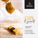 Belula 100% Boar Bristle Hair Brush Set (Large). Soft Natural Bristles for Thin and Fine Hair. Restore Shine And Texture. Wooden Comb, Travel Bag and Spa Headband Included!