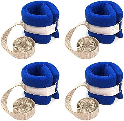 NEPPT Bed Restraints for Elderly Dementia Patients Ankle and Wrist Restraints Limb Holders Hospital Bed Rails for Elderly Adults Safety Medical Bed Restraints Straps for Seniors Soft Padded (4 PCS)