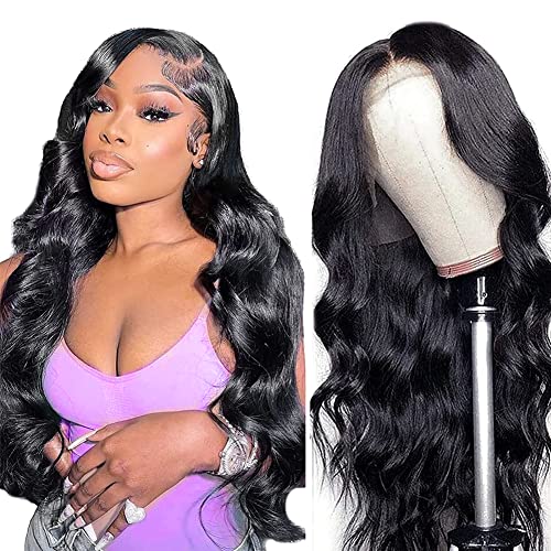 20inch 13x5 HD Lace Front Wigs Human Hair For Women 180% Density Body Wave Frontal Wigs Human Hair Pre Plucked Brazilian Lace Front Wigs