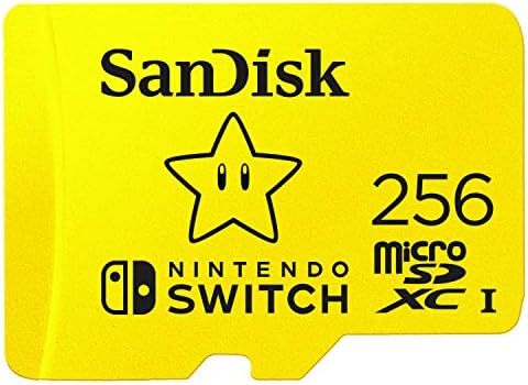 SanDisk 256GB microSDXC Card, Licensed for Nintendo Switch - SDSQXAO-256G-GNCZN