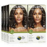 Naturtint Permanent Hair Color 4N Natural Chestnut (Pack of 6), Ammonia Free, Vegan, Cruelty Free, up to 100% Gray Coverage, Long Lasting Results