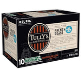 Tully's Coffee French Roast, Keurig Single Serve K-Cup Pods, Dark Roast Coffee, 60 Count, (6 Packs of 10)