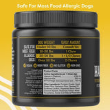 Doc Itchy Hair Skin & Nails Dog Pet Chews | Medical-Strength Vitamin A Retinol & B3 Niacinamide | Omega 3 EPA | Super Nutrients to Boost Skin Health & Prevent Irritation | Food Allergy Safe | 90 Count