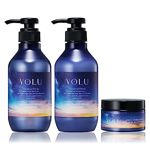 YOLU Yol | Shampoo Treatment Hair Mask, 3 Piece Set, Deep Night Repair