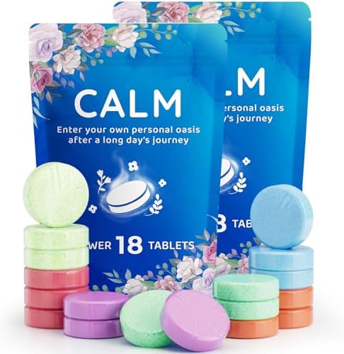 36-Pack Shower Steamers Aromatherapy, Shower Bath Bombs with Individually Wrapped, Variety Shower Tablets, Valentines Day Gifts for Her and Him, Birthday Presents for Women(2 Sets)