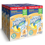 Wyler's Light Singles To Go Powder Packets, Water Drink Mix, 16 Count, 6 Boxes (96 Single Servings) (Pineapple Mango Lemonade)