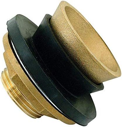 Eastman 2 Inch x 1-1/2 Inch Closet Spud, Brass Plumbing Fitting, 40141