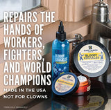 Duke Cannon Bloody Knuckles Hand Repair Balm - Unscented Moisturizer for Hardworking Hands | Lanolin Formula | Repair and Revitalize Dry, Cracked Skin | Ideal for Workers and Fighters (3 Pack)
