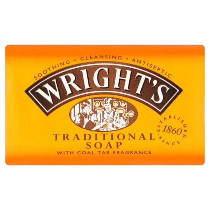 WRIGHT'S Coal Tar Traditional Soap (125g) by Wright's (Soap)