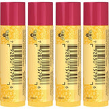 Burt's Bees Lip Balm, Moisturizing Lip Care, for All Day Hydration, 100% Natural, Pomegranate with Beeswax & Fruit Extracts (4 Pack)