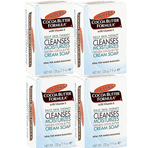 Palmer's Cocoa Butter Formula Daily Skin Therapy Soap 3.5 oz (Pack of 4)