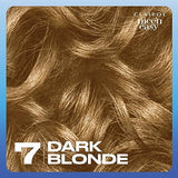 Clairol Nice'n Easy Permanent Hair Dye, 7 Dark Blonde Hair Color, Pack of 3