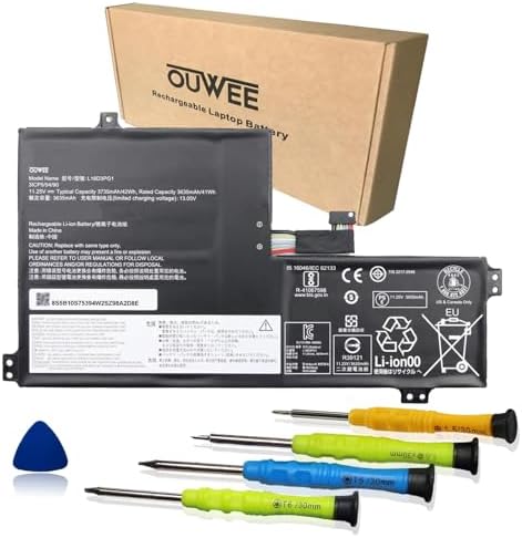 L18D3PG1 Laptop Battery Compatible with Lenovo 100E 500E Chromebook 1st Gen/100E 300E 500E Chromebook 2nd Gen/100E 300E 2nd Gen Series 5B10S75394 L17M3PB0 L17L3PB0 L17C3PG0 11.25V 42Wh(Shape-A)