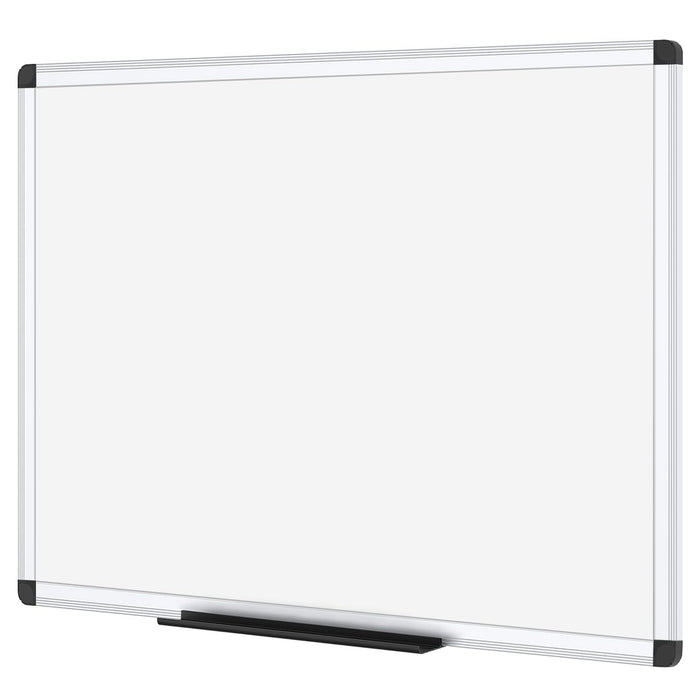 VIZ-PRO Magnetic Dry Erase Board, 36 X 24 Inches, Silver Aluminium Frame