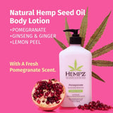 HEMPZ Body Lotion - Pomegranate - Bright Citrus - Daily Moisturizing Cream - 17oz