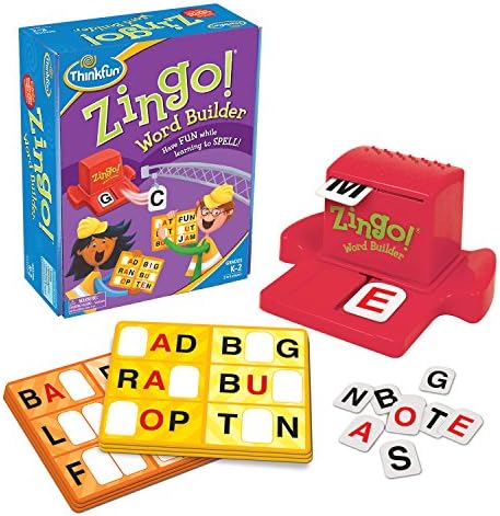 ThinkFun 7706-T Zingo Word Builder Early Reading Game - Award Winning Game for Pre-Readers and Early Readers