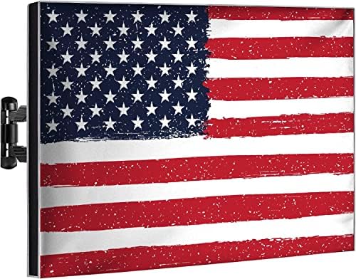 Outdoor TV Cover 55 Inch Weatherproof and Waterproof | Smart Shield TV Screen Protector for Outside TV | Enclosure for Moving | TV Display Protectors – US Flag