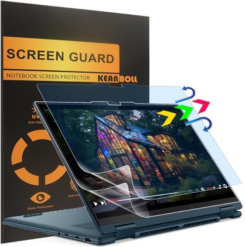 2-Pack Anti Blue Light Screen Protector for Lenovo Yoga 7i / 7 16 2-in-1 & Lenovo Flex 5i 16 2-in-1 & Lenovo ideaPad 5i 16 2-in-1 Touchscreen Laptop (16 inch) Anti Glare Blue Light Blocking Shield
