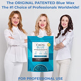 Cirepil - Blue - 800g Wax Beads - Unscented for Sensitive Skin - Disposable Blue Wax Refill - Fluid Gel Texture, Easy Removal, Peel-Off - No Strip Needed