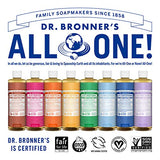 Dr. Bronner's - Pure-Castile Liquid Soap (Baby Unscented, 16 ounce, 2-Pack) - Made with Organic Oils, 18-in-1 Uses: Face, Hair, Laundry and Dishes, For Sensitive Skin and Babies, No Added Fragrance