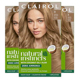 Clairol Natural Instincts Demi-Permanent Hair Dye, 8 Medium Blonde Hair Color, Pack of 3