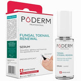 PODERM – 2 in 1 TOENAIL INTEGRAL RENEWAL – Restores Appearance of Discolored/Damaged Nails – Toe and Fingernail Repair – 100% Natural Ingredients and Vegan – Quick & Easy – Swiss Made