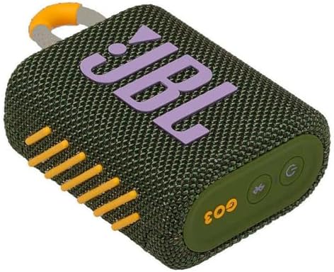 JBL Go 3 Portable Waterproof Wireless IP67 Dustproof Outdoor Bluetooth Speaker (Green)