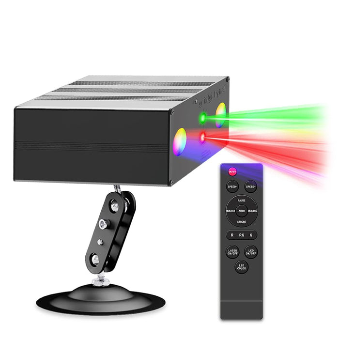 Party Lights,Disco DJ Lights Strobe Light Rave Stage Light Projector Effect Club Light Sound Activated with Remote Control for Parties Home Show Bar Club Birthday KTV DJ Pub Karaoke Christmas Holiday