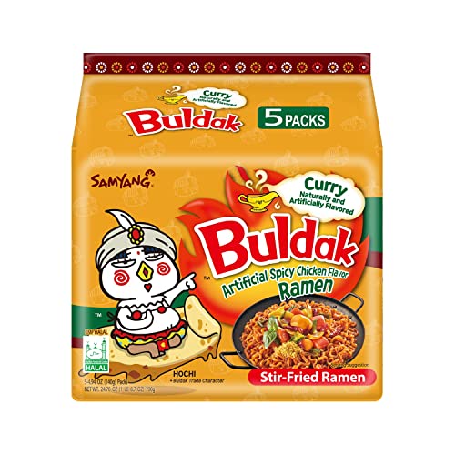 Samyang Hot chicken stir fried ramen noodle (Curry 10 pk)