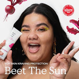 KraveBeauty Beet The Sun SPF 40 PA+++ Broad Spectrum Sunscreen, Daily Non-Greasy Chemical SPF, No White Cast or Pilling, For All Skin Types, Vegan & Cruelty Free, 1.7 fl oz