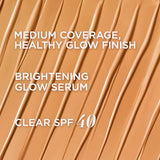 IT Cosmetics CC+ Nude Glow Lightweight Foundation + Glow Serum with SPF 40 - With Niacinamide, Hyaluronic Acid & Green Tea Extract - Tan - 1.08 fl oz