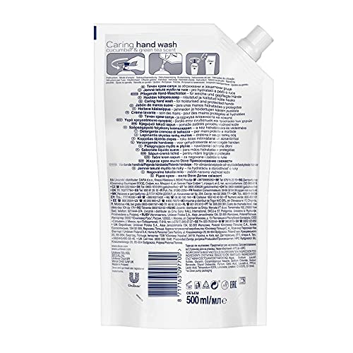 Dove Go Fresh Fresh Touch Cucumber and Green Tea Liquid Hand Wash Refill 500 ml DOVE46
