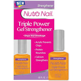 Nutra Nail Triple Power Gel Treatment – Instant 3-in-1 Protective, Nourishing & Strengthening Lacquer for Weak Nails