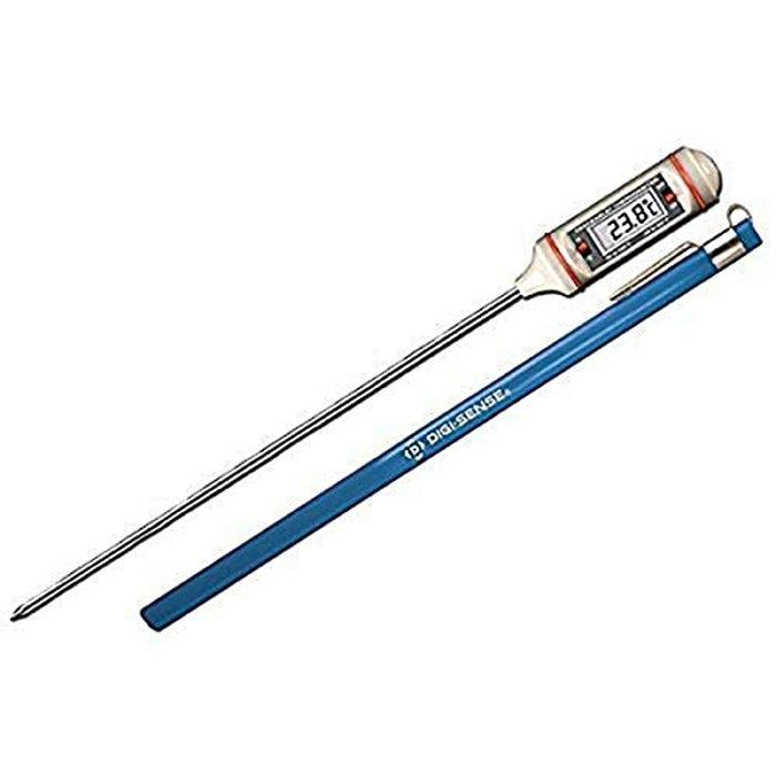 Traceable Digital Pocket Thermometer with Calibration, 572°F; High-Accuracy, 11.5" Long-Stem