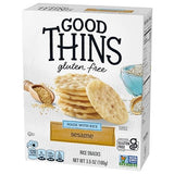 Good Thins Sesame Rice Snacks Gluten Free Crackers, 6-3.5 oz Boxes