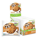 Lenny & Larry's The Complete Cookie, Peanut Butter Chocolate Chip, Soft Baked, 16g Plant Protein, Vegan, Non-GMO, 4 Ounce Cookie (Pack of 6)