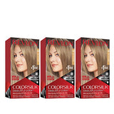 Revlon Permanent Hair Color, Permanent Hair Dye, Colorsilk with 100% Gray Coverage, Ammonia-Free, Keratin and Amino Acids, 60 Dark Ash Blonde, 4.4 Oz (Pack of 3)