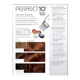 Clairol Nice'n Easy Perfect 10 Permanent Hair Dye, 6R Light Auburn Hair Color, Pack of 2