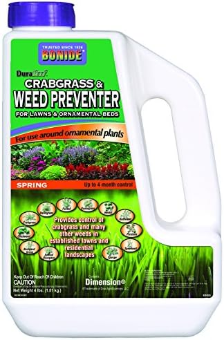 Bonide 60407 Crabgrass and Weed Preventer, 4-Pound