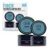 AMERICAN CREW Men's Hair Fiber, Like Hair Gel with High Hold & Low Shine, Travel Size, Duo Gift Set